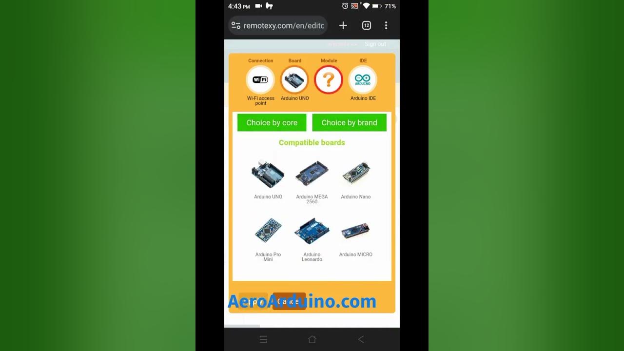 ahmedebeed555's tweet card. Motor Control NodeMCU #ESP8266 from Mobile with #RemoteXY #AeroArduino