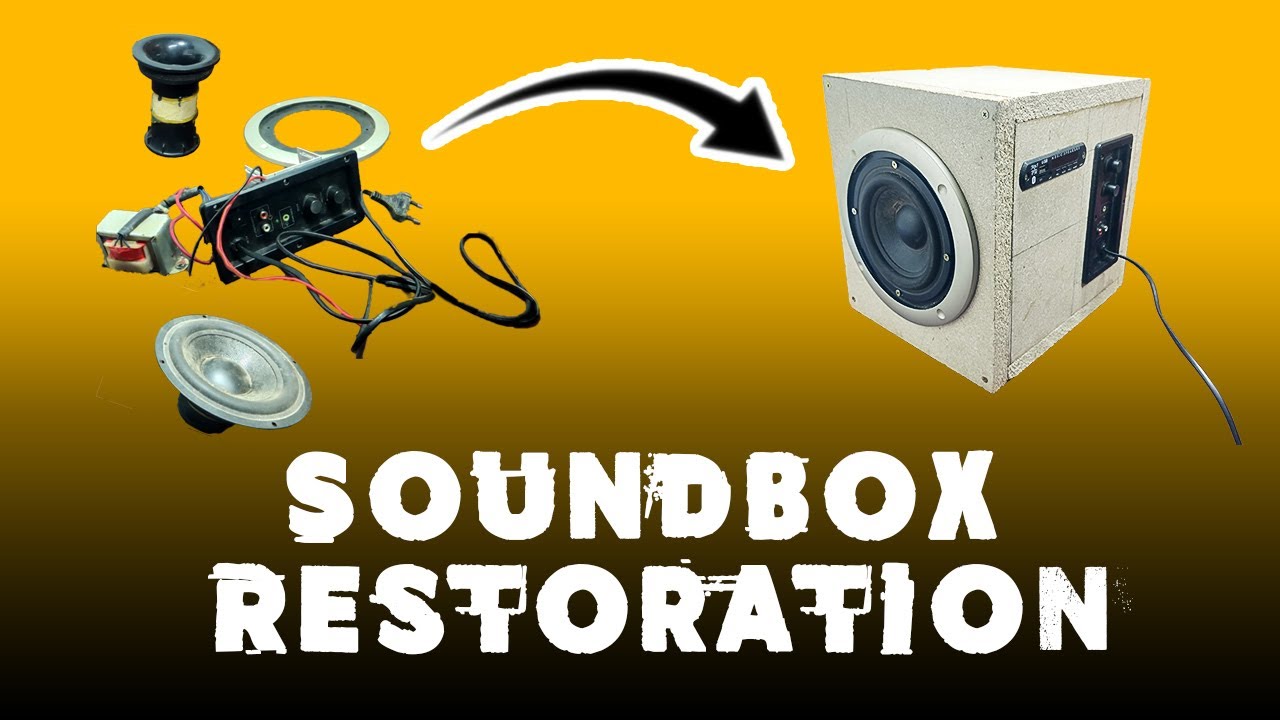 MicroProjects3's tweet card. Creating new subwoofer with old microlab circuit || restoration...
