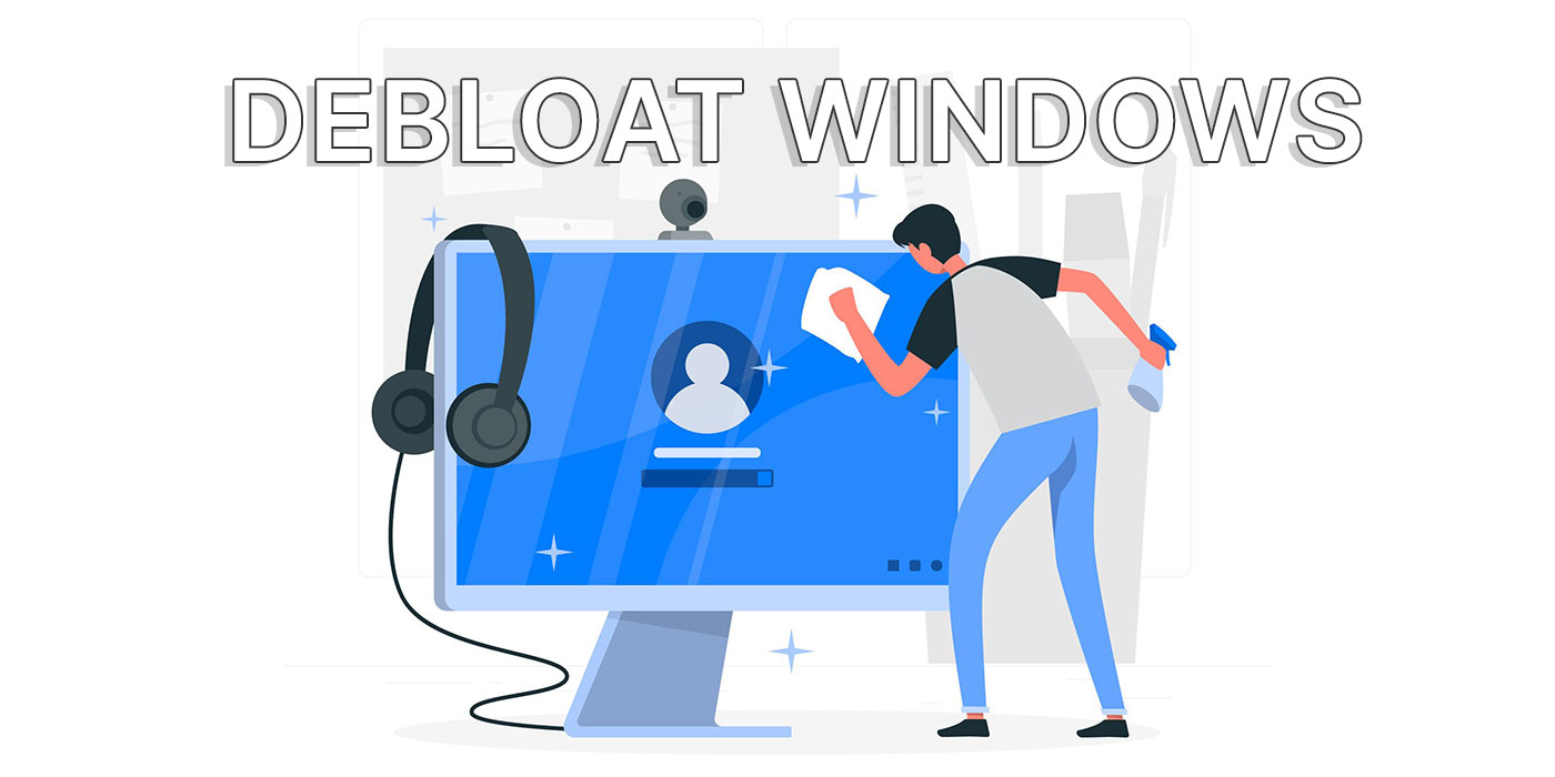 binaryforkcom's tweet card. Did you know you can improve Windows performance by reducing the number of processes that start automatically? Debloating Windows will improve performance