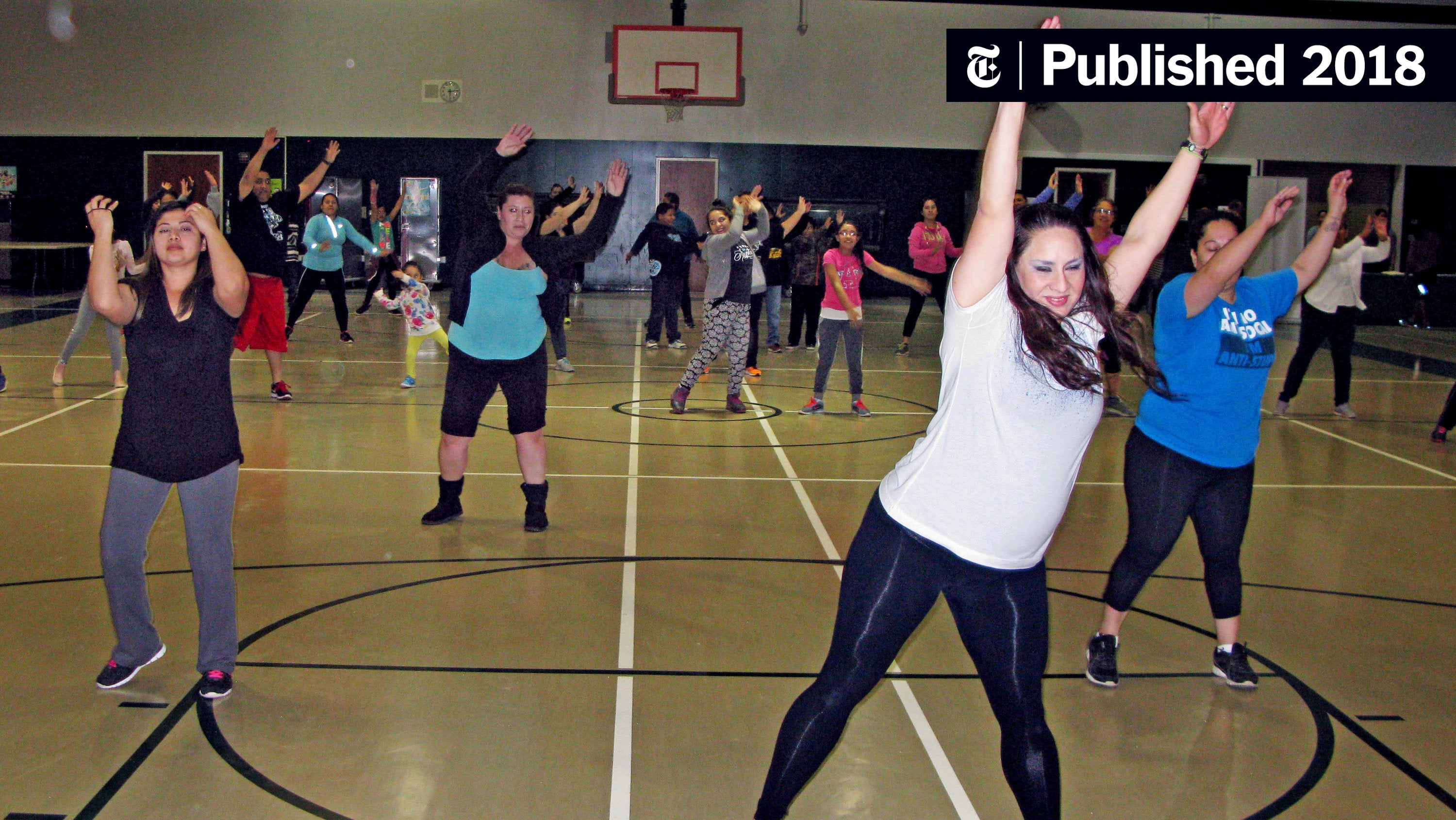 AdelphiU_CHI's tweet card. “Joint use” policies open up schools and churches for fitness classes and more in areas with few parks.