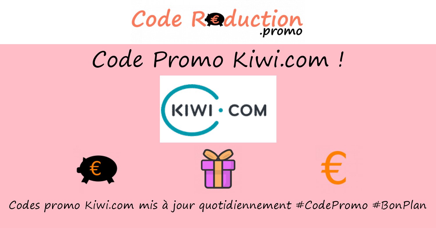 CodeRed_Promo's tweet card. ᐅ Trouvez un code promo Kiwi.com valide ⭐ Obtenez des réductions exclusives en utilisant un ❤❤❤ code promo Kiwi.com ❤❤❤ Octobre 2025