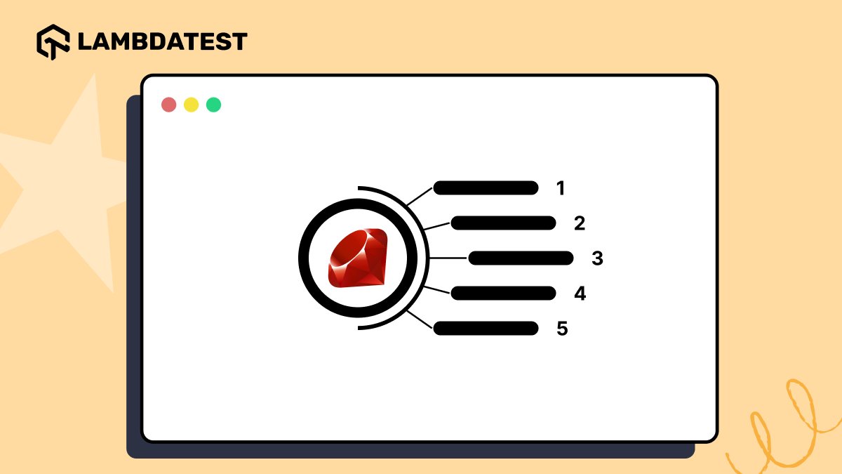 lambdatesting's tweet card. This post will talk about the best ruby frameworks and how each framework lets the developer take advantage of Ruby in their web development process.