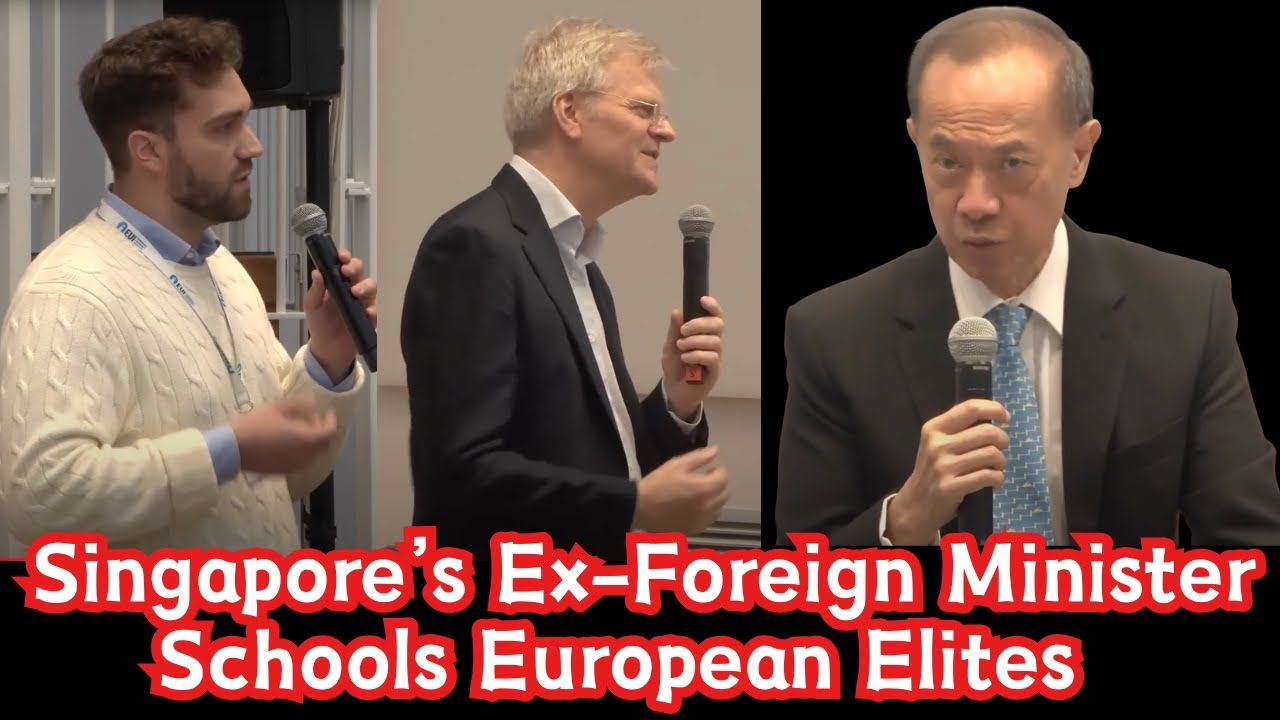MathPlus's tweet card. Singapore’s Ex-Foreign Minister Schools European Elites on the New...