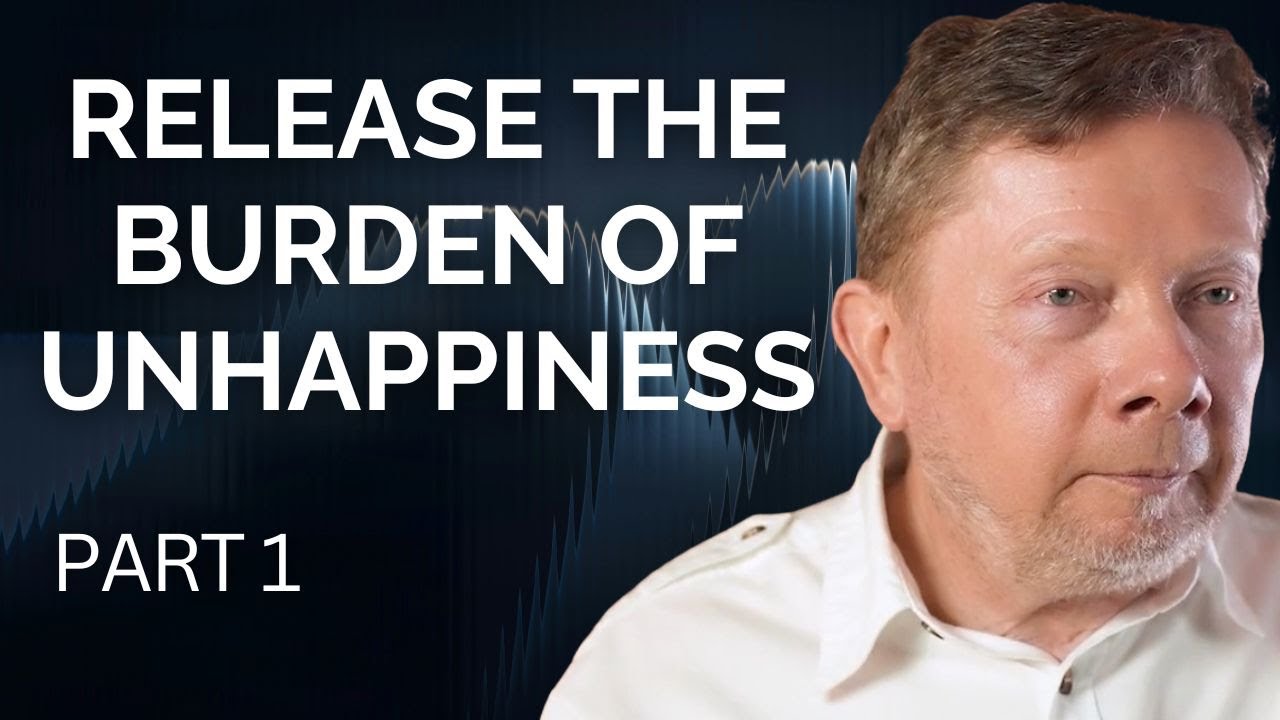 EckhartTolle's tweet card. Releasing the Burden of Unhappiness | Eckhart Tolle on How To Stop...