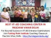 indiamarketing_'s tweet card. Best IITJEE Coaching Center In Paschim Vihar Delhi - Turning Point...