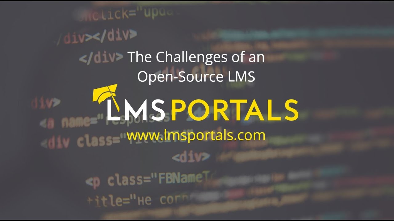 LMSPortals's tweet card. The Challenges of an Open Source LMS