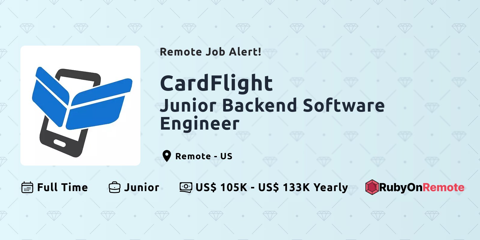 RubyOnRemote's tweet card. Find curated remote ruby jobs in one place. Join the remote work force.