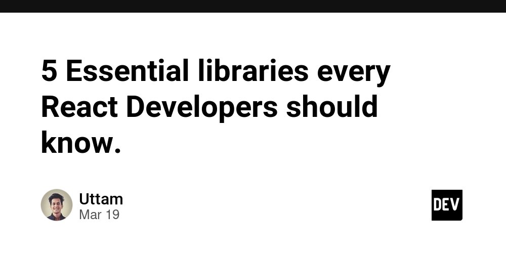 uttam_py's tweet card. These tools & libraries are very powerful which can help you in your future projects or...