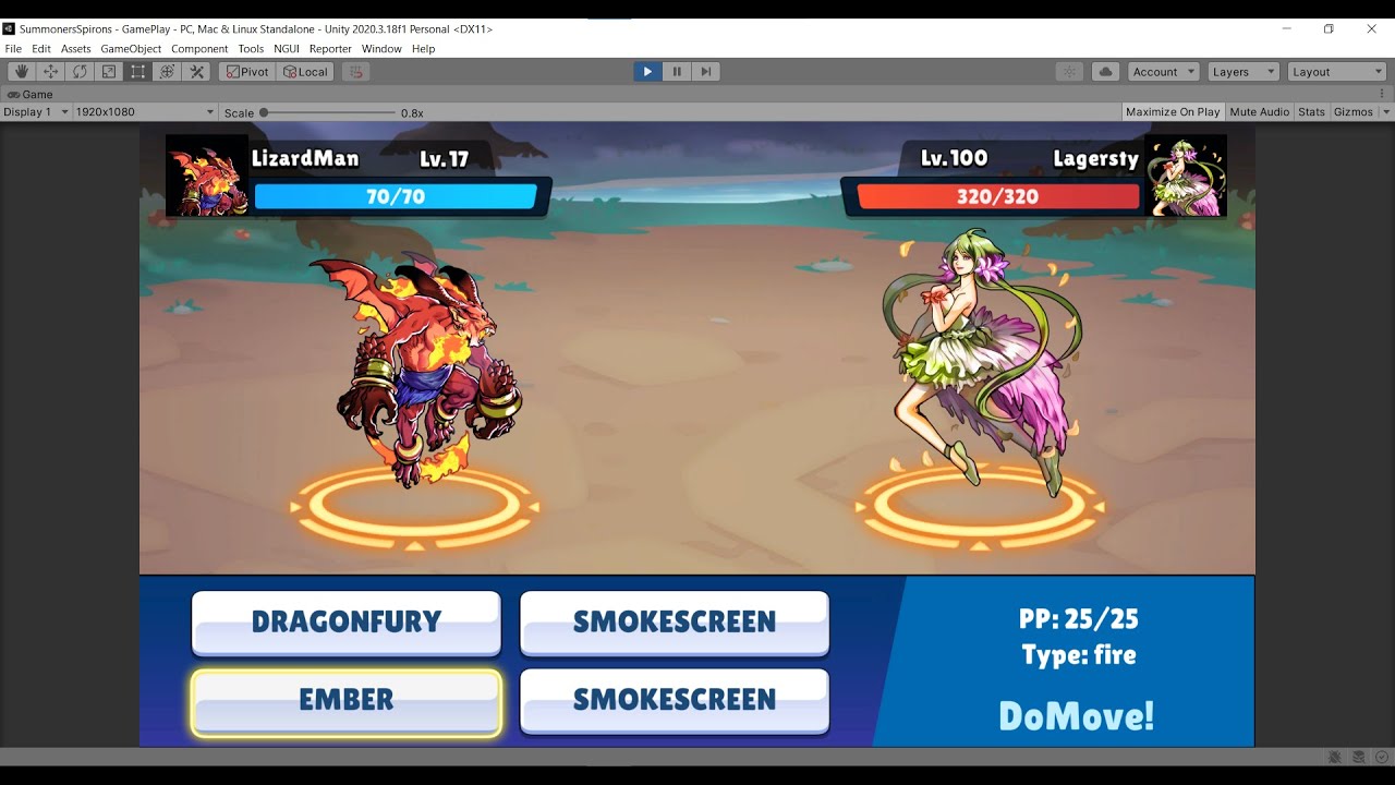 DatDatDev's tweet card. Thiết Kế Hệ Thống Các Chiêu Thức Trong Game - Summoners Spirons|...