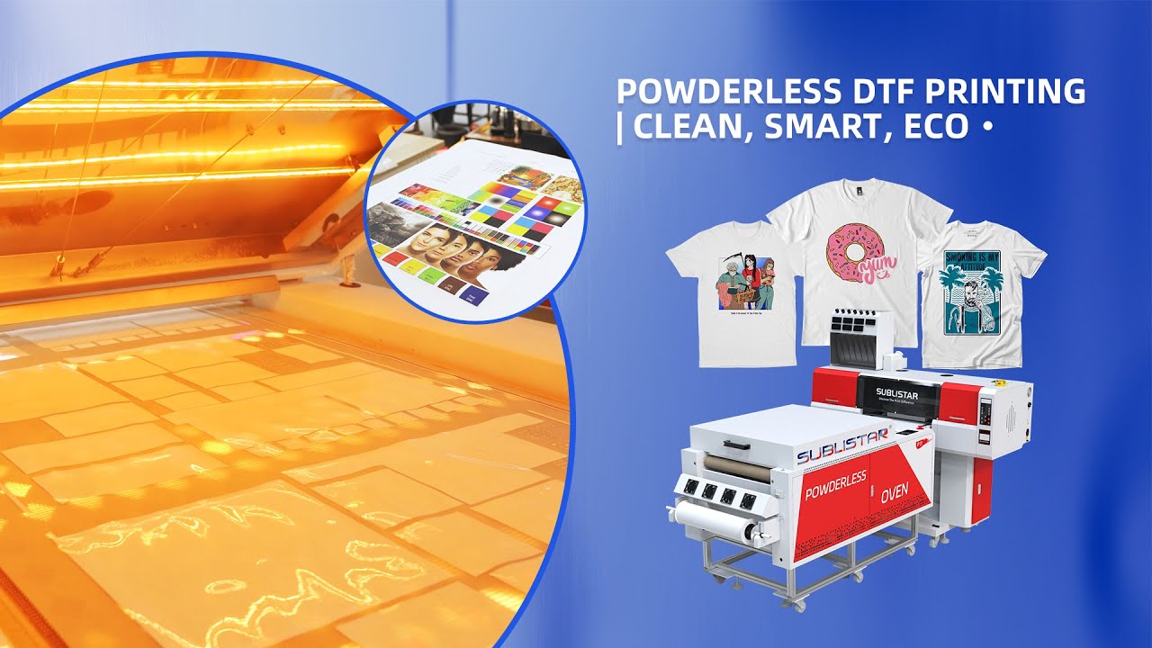 Sublistar_Tech's tweet card. SUBLISTAR Powderless Technology — Clean, Smart, and Eco-Friendly...