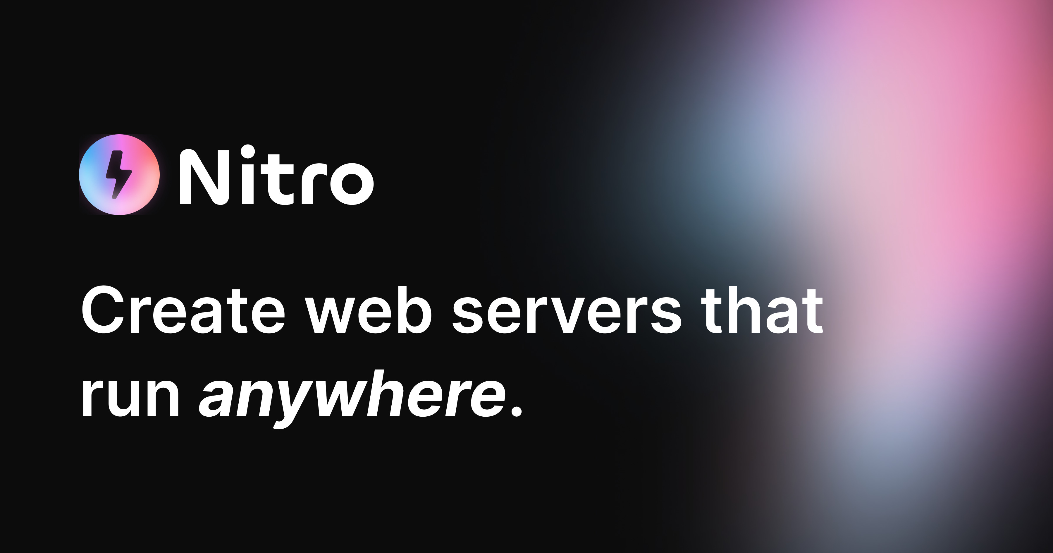 GitHubGPT's tweet card. Next Generation Server Toolkit. Create web servers with everything you need and deploy them wherever you prefer. - nitrojs/nitro
