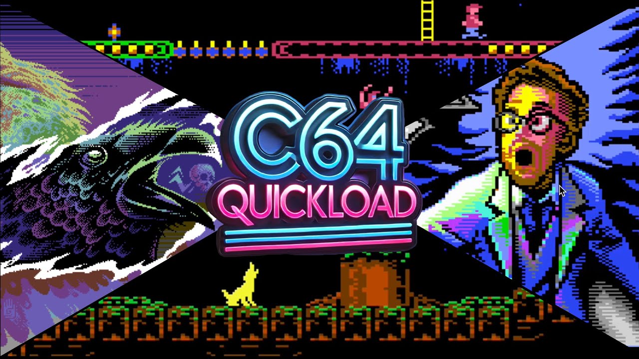 flurrycow's tweet card. C64 Quickload Episode #07 - New C64 Games featuring Wolfling Reloaded