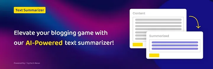 krrisshhh's tweet card. In the rapidly evolving landscape of technology, AI-powered tools have been making significant strides. One such tool is the Text Summarizer, which is transforming the way we consume information.