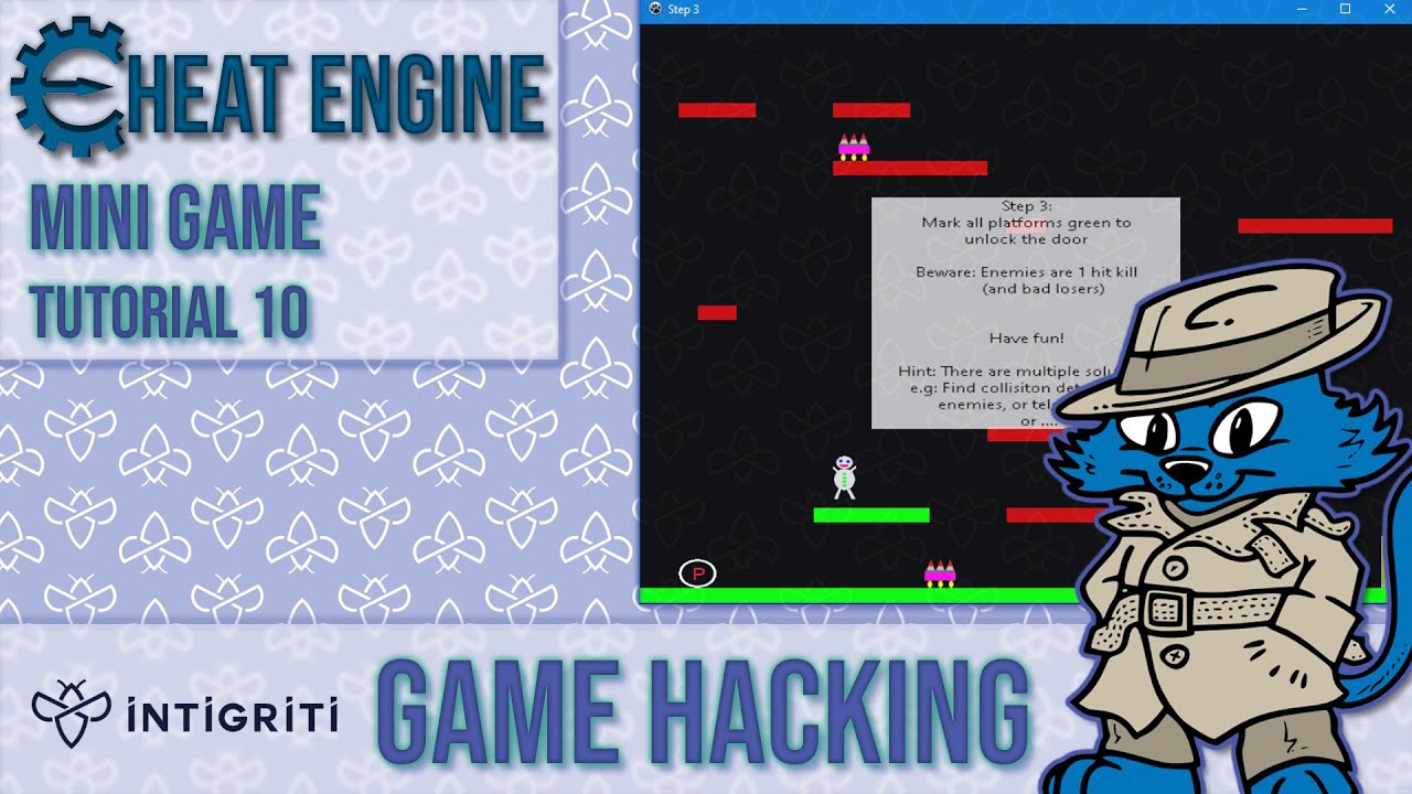 intigriti's tweet card. Cheat Engine: Beating the Final Game (tutorial 10) - Game Hacking...