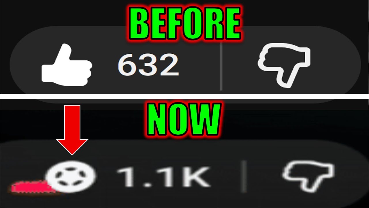DeepHumor's tweet card. YouTube Just CHANGED the Like Button!