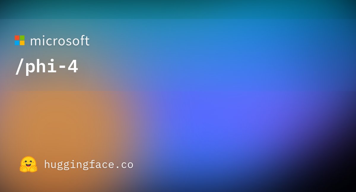 SebastienBubeck's tweet card. microsoft/phi-4 · Hugging Face
