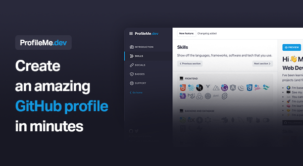 ShubhDJ191's tweet card. Create an amazing GitHub profile in minutes