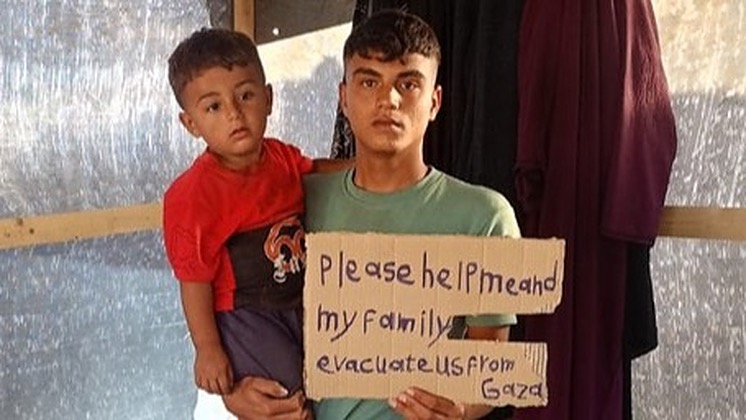 mosa_gaza7's tweet card. My name is Musa Yousef Al-Adini.I am organizing this campaign on behalf of my family, my father, my mother, and my sisters. I have a divorced sister with a child named Hamada......