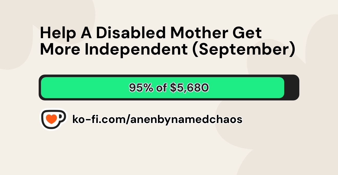 ChaosIsCrying's tweet card. Become a supporter of Chaos today!