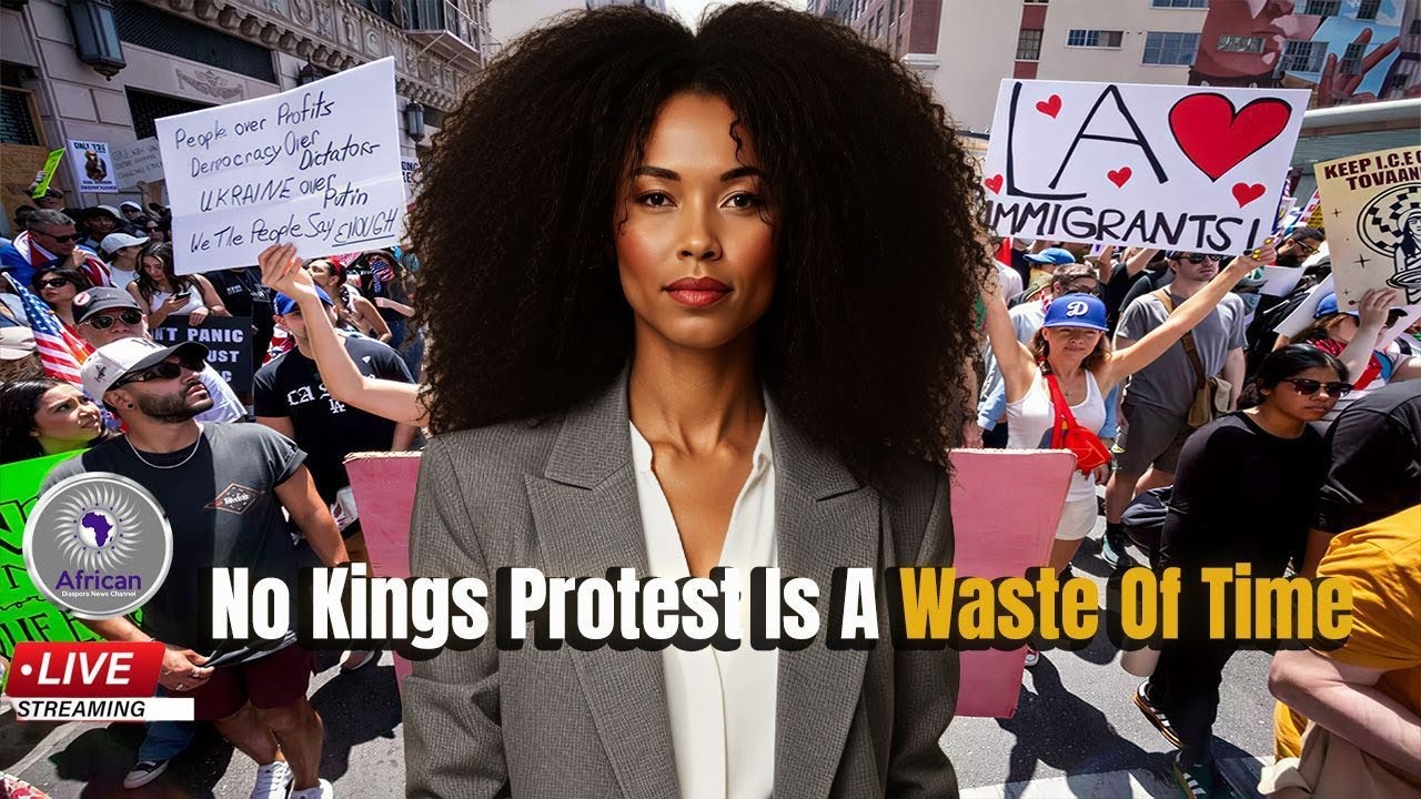 Dnipro_1's tweet card. The "No Kings" Protest Was A Failure, Only Black America Can Lead...