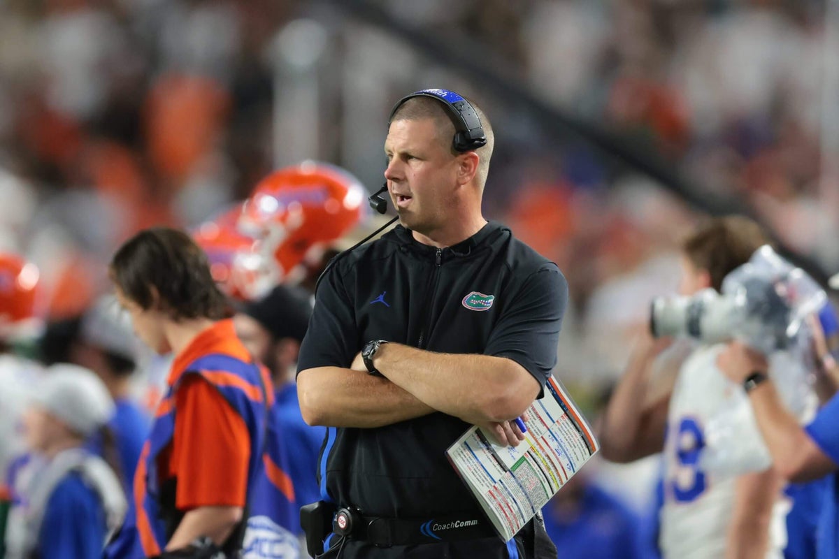 ChrisVannini's tweet card. In firing Billy Napier, Florida has not had a football coach last more than four seasons in 15 years.
