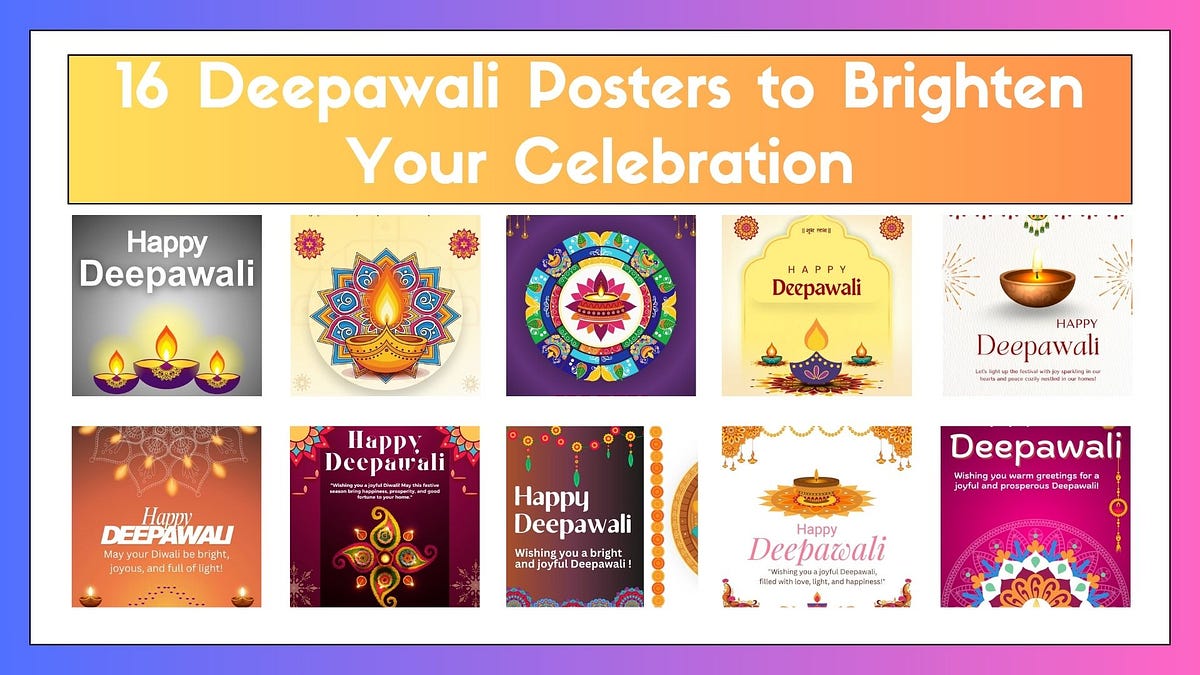 DemoDevelopers's tweet card. This festive season, I’ve created 16 unique Deepawali posters — filled with light, color, and joy — to spread festive vibes across your…