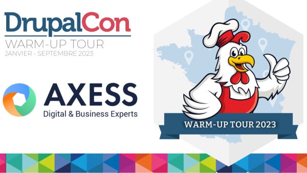 drupalfr's tweet card. **Warm Up Tour** Cette année, pour préparer la DrupalCon de Lille, nous vous proposons des rendez-vous en présentiel ! Tous les mois, un Meetup aura lieu dans une ville dif