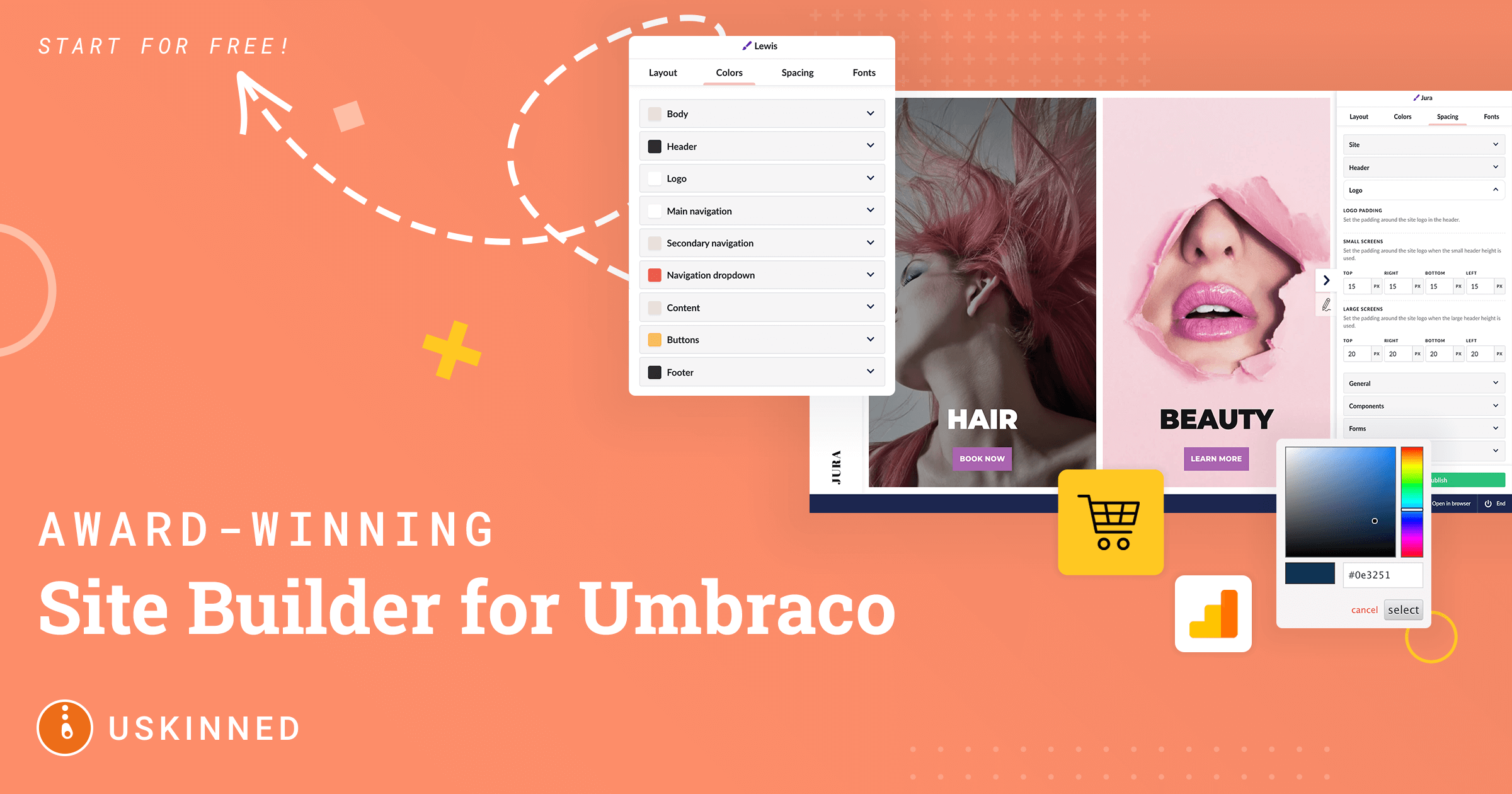 uskinned's tweet card. How to download and install uSkinned Site Builder upgrades with NuGet | uSkinned Site Builder for...