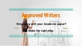 ApprovedWriter's tweet card. Approved writers 2