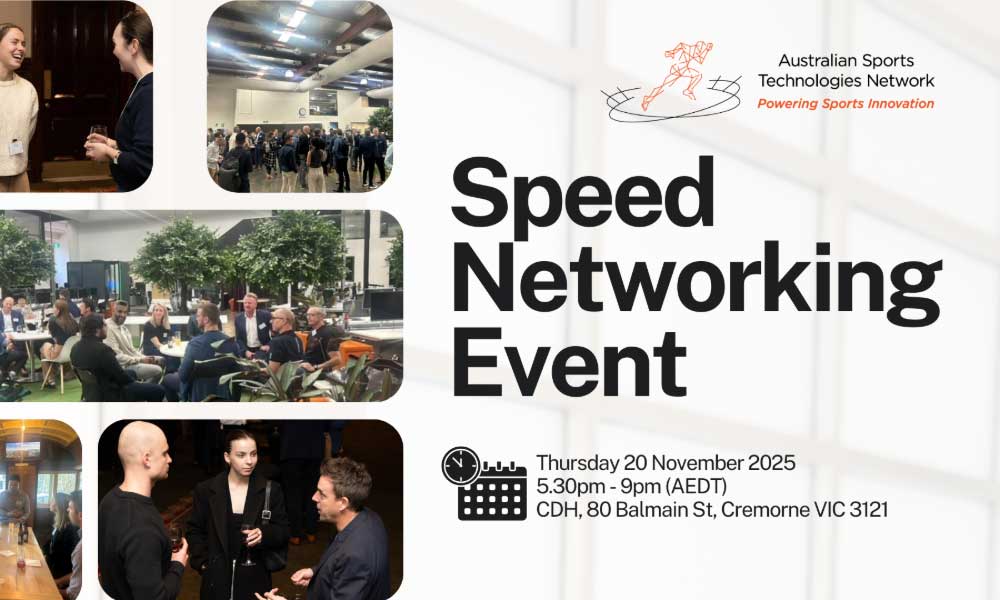 SpTechBlog's tweet card. Come and join us for a night of networking and celebrating what has been a huge year in sportstech. We welcome everyone from students to CEOs can attend this exciting and fun evening!
