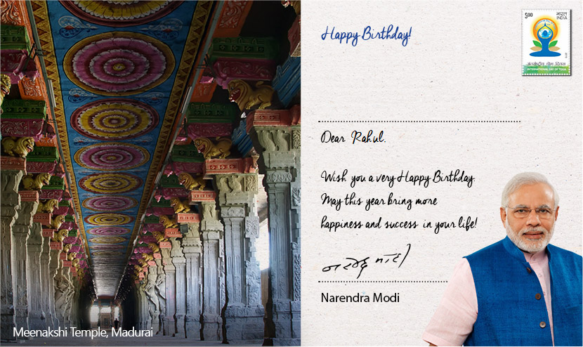 thinkrahulsingh's tweet card. My Birthday Greeting directly from PM Narendra Modi
