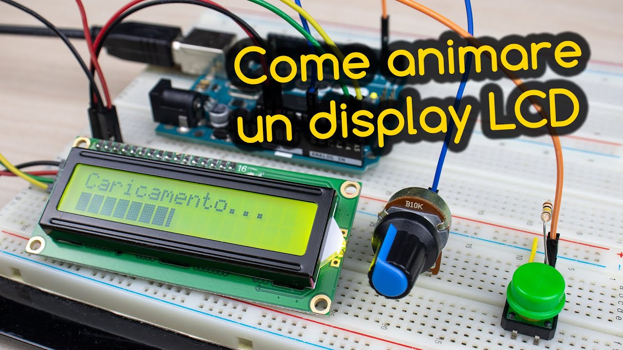 TechMakerIT's tweet card. Come animare un display LCD con Arduino: effetti, animazioni e...