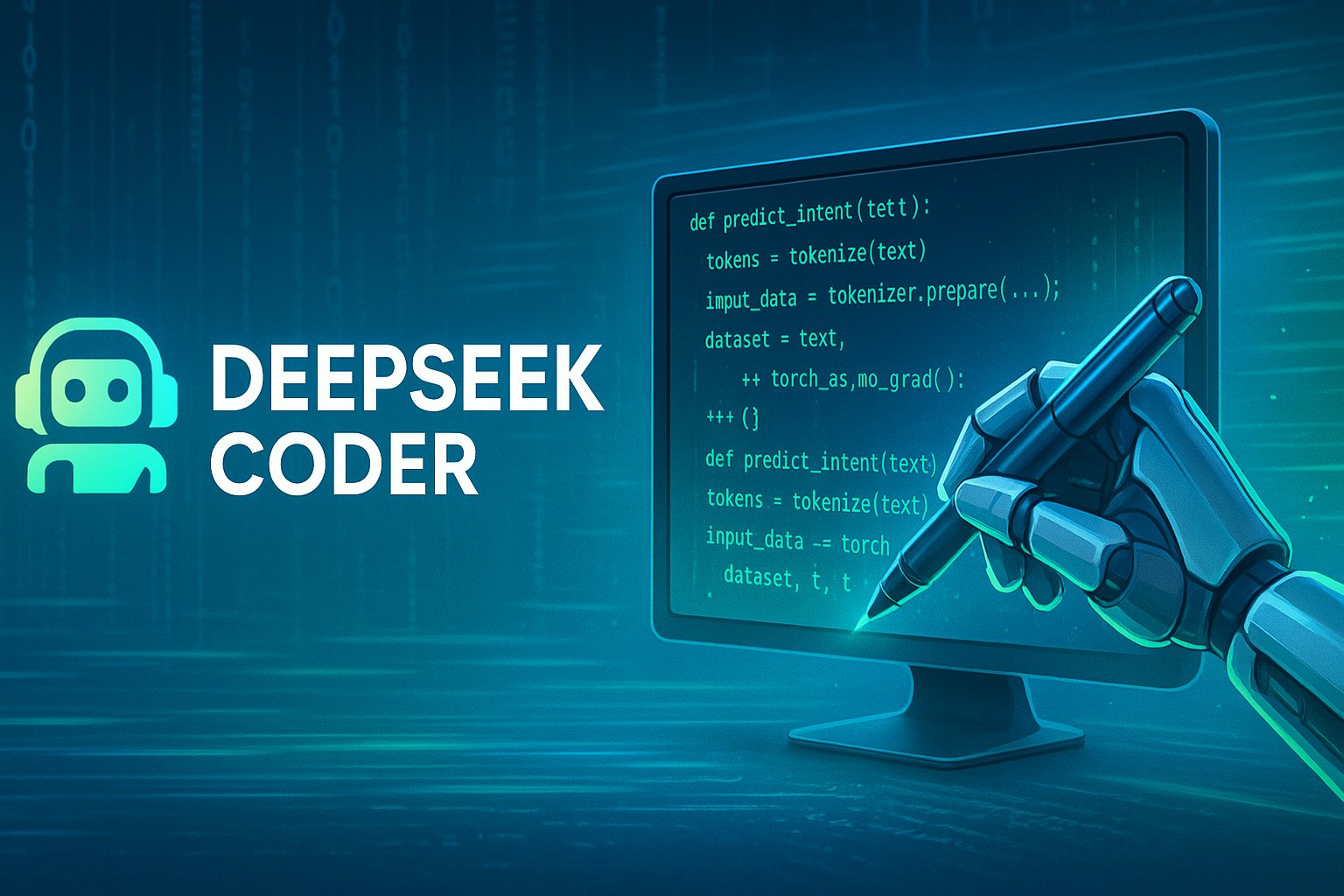 DoniaBlog's tweet card. اكتشف كيف يُحدث DeepSeek Coder ثورة في البرمجة بكتابة الأكواد تلقائيًا باستخدام الذكاء الاصطناعي، وتمتع ببرمجة أسرع وأذكى!