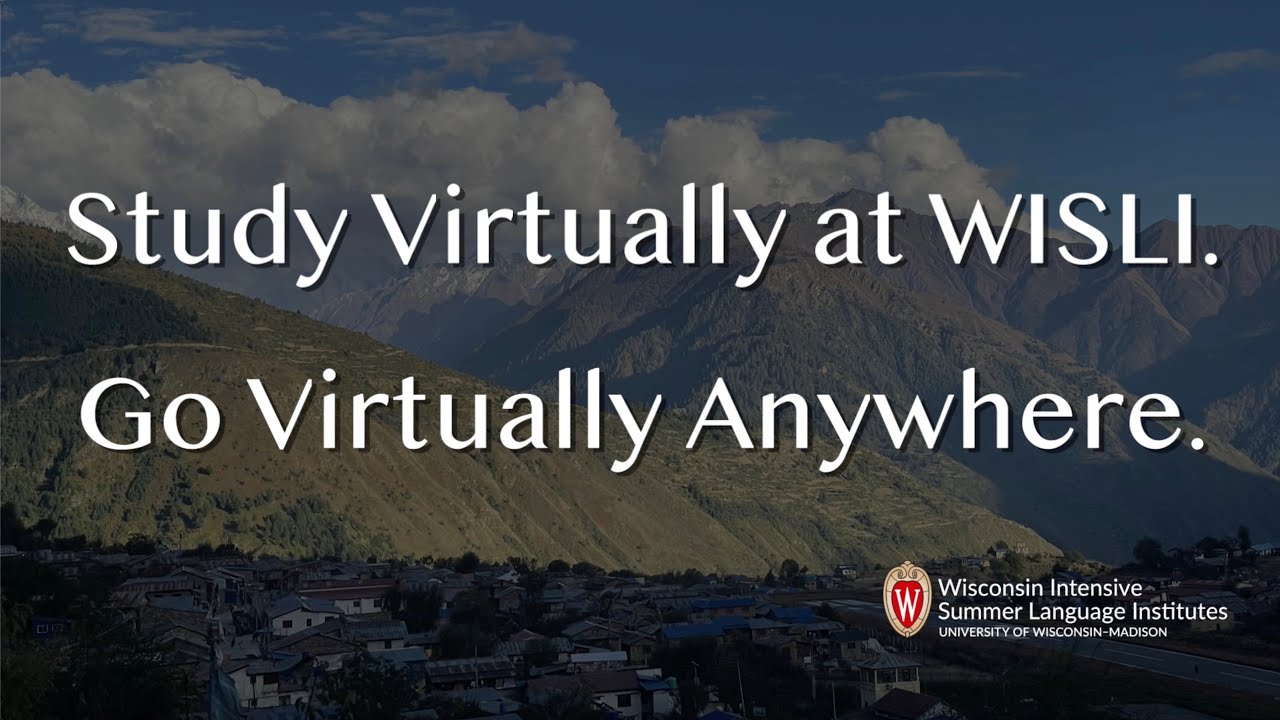 wisli_uw's tweet card. Why Learn a Language Online at WISLI