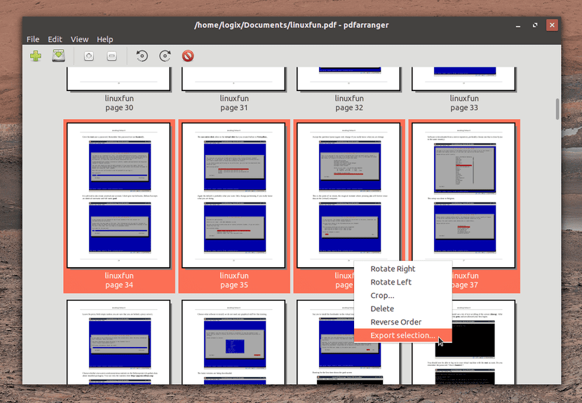 usemoslinux's tweet card. PDF Arranger tiene nueva versión, una herramienta gráfica para manipular archivos en PDF en tu distribución GNU/Linux favorita