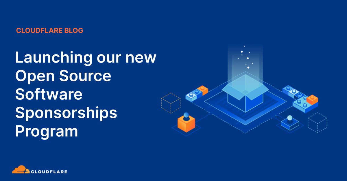 techstackblog's tweet card. Launching our new Open Source Software Sponsorships Program and broadening the eligibility criteria to support more projects.
