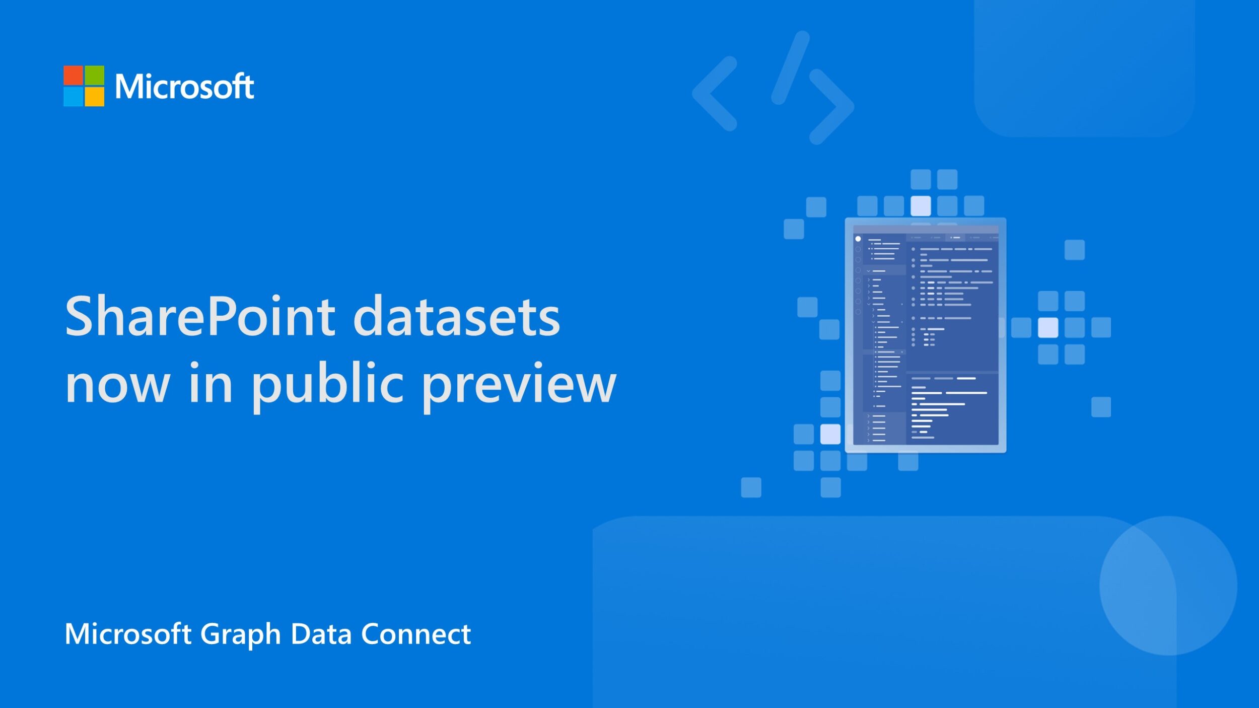 JoseBarreto's tweet card. OneDrive and SharePoint (ODSP) datasets in Microsoft Graph Data Connect are moving from private preview to public preview. Starting July 11, 2023, we are introducing new dataset names without...