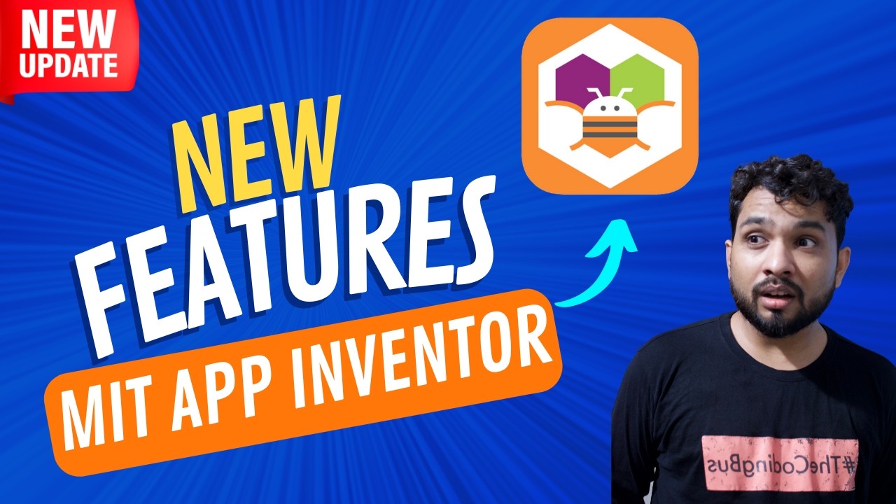 the_coding_bus's tweet card. MIT App Inventor Updates: Game-Changing New Features Explained!