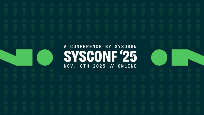 sysconf_'s tweet card. Get tickets to SysConf 2025, taking place November 8, 2025. SysConf is an annual technical conference by SysDsgn.