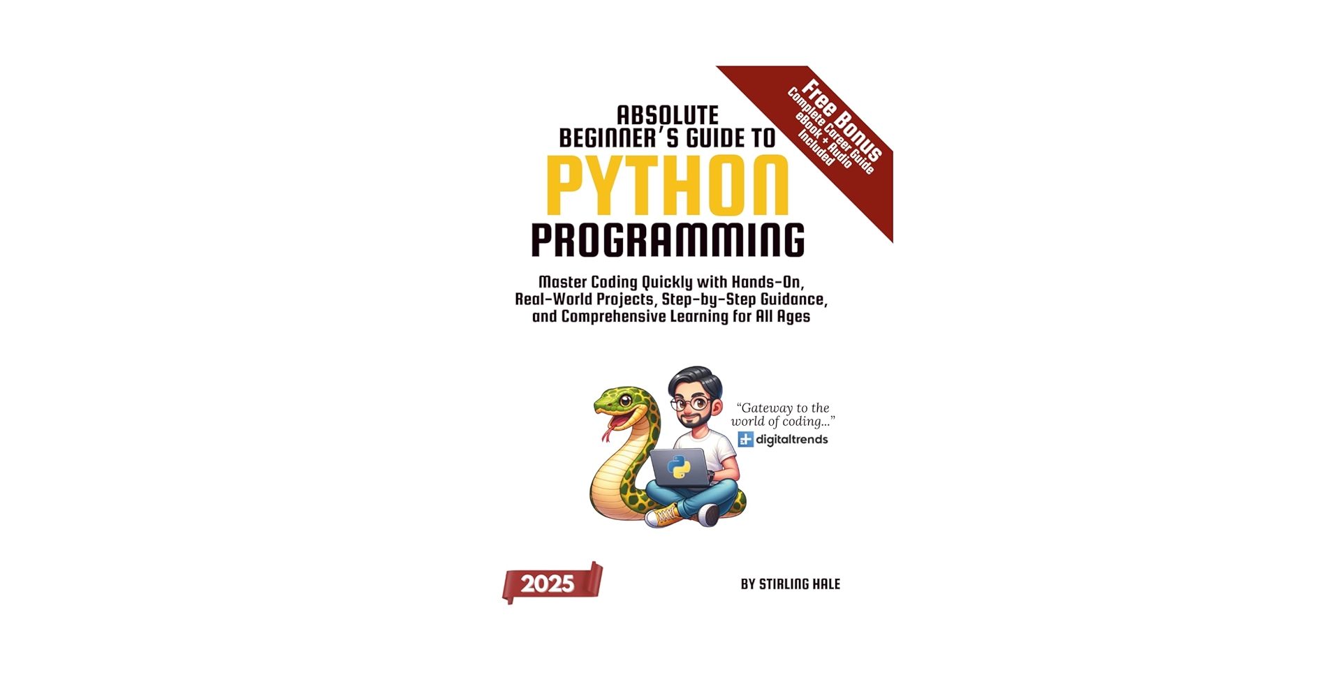 rasangarocks's tweet card. Absolute Beginner's Guide to Python Programming: Master Coding Quickly with Hands-On, Real-World...
