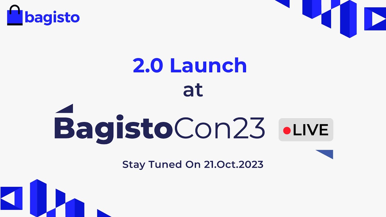 codeinnovers's tweet card. BagistoCon 2023: Bagisto v 2.0 Product Launch