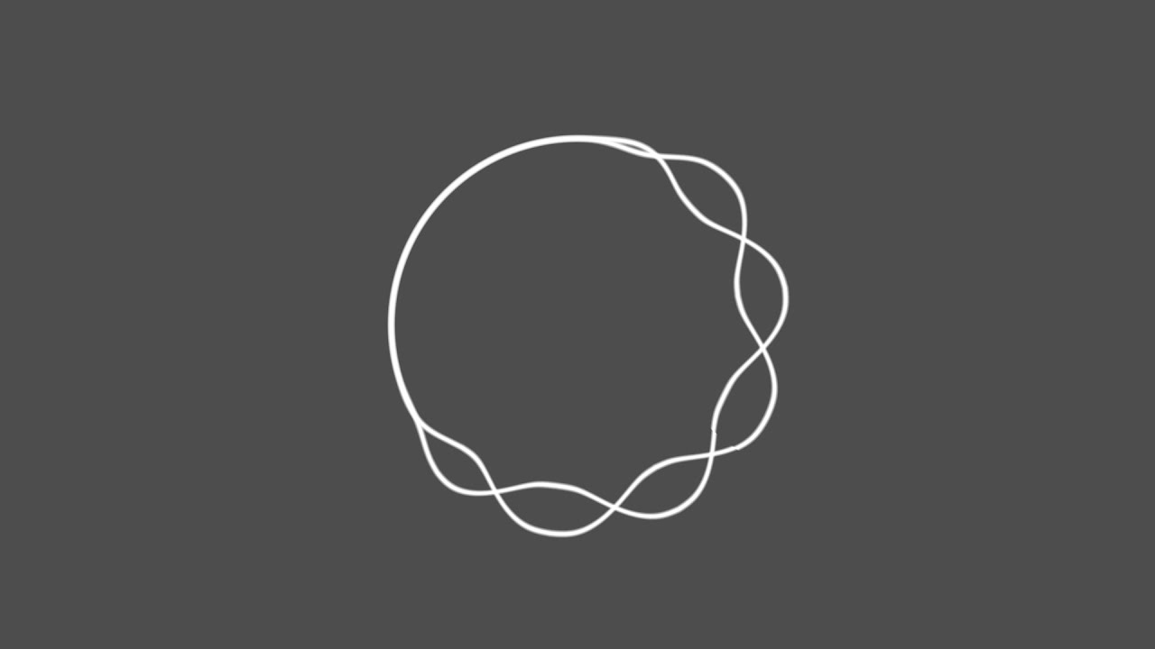 lumogram's tweet card. AE Exercise: Wave Displaced Circle