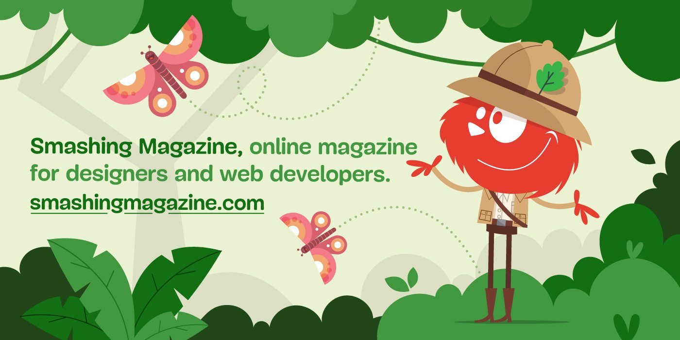 DanielLasHeras1's tweet card. Smashing Magazine — front-end, UX and design for front-end engineers and designers