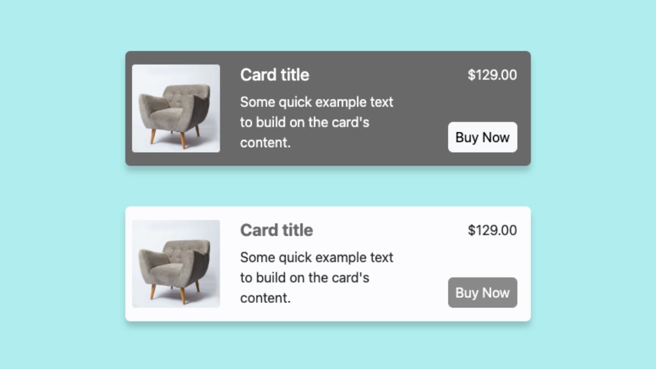 CodingYaar's tweet card. Bootstrap 5 Product Card | Bootstrap horizontal card