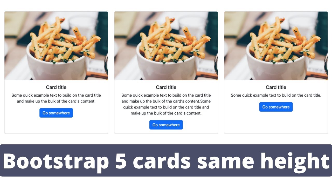 CodingYaar's tweet card. Bootstrap cards same height | Bootstrap cards side by side