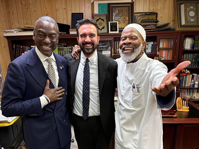 ForMotionCreatv's tweet card. A post by radical Democratic Socialist Zohran Mamdani, the frontrunner to become New York City’s next mayor, ignited a firestorm after he proudly shared photos of himself smiling beside Imam Siraj...
