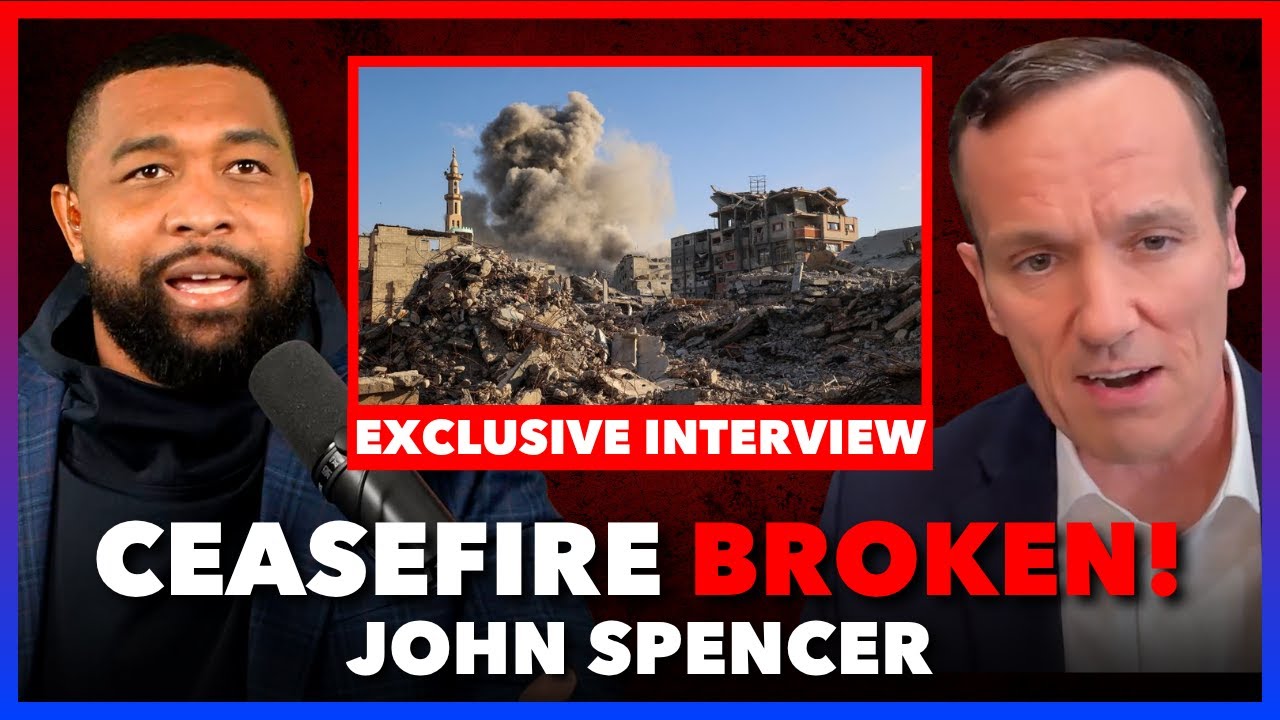 TheOfficerTatum's tweet card. "This Ceasefire WON'T HOLD" Warfare Expert John Spencer DROPS...