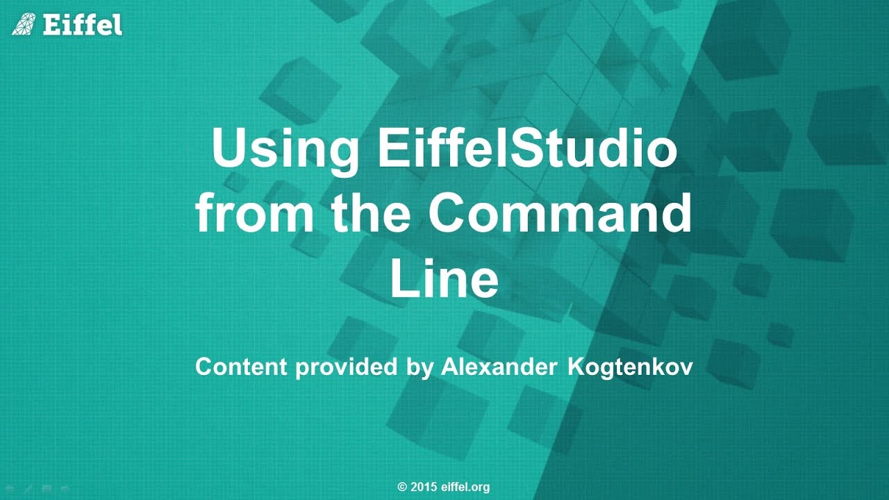 eiffel_software's tweet card. Using EiffelStudio from the Command Line