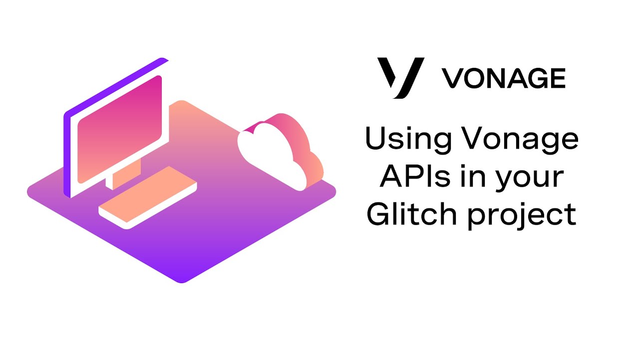 VonageDev's tweet card. Using Vonage APIs in your Glitch project