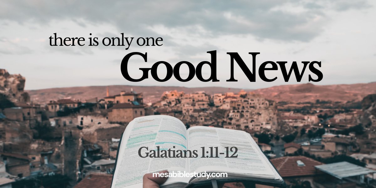 mesabiblestudy's tweet card. Discover Galatians 1:11–12: Paul’s gospel, revealed by Christ, not man. Learn why his unique message of grace is the only gospel for salvation today.